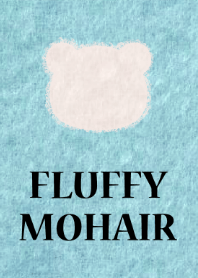 FLUFFY MOHAIR -blue-