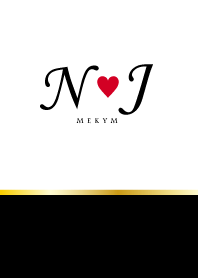 LOVE INITIAL - N&J 2