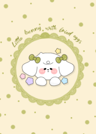 Little bunny with fried eggs3