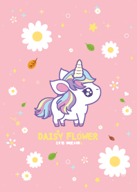 Unicorn Daisy Flower Sweet