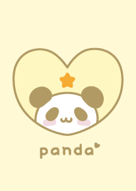 Panda Star - Yellow