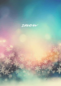 Pale Snowflake on yellow