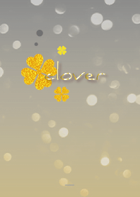 Gray : light good luck clover