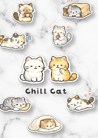 A laid-back, gentle cat