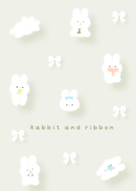 green Simple rabbit and ribbon 03_2