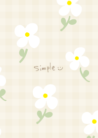 Check pattern flower garden23 from Japan
