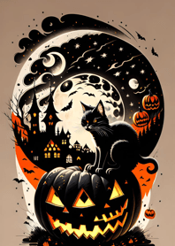 halloween cat be2dfF