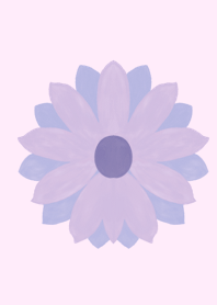 清新紫花