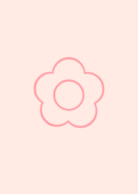 シンプルふらわー　ピンク