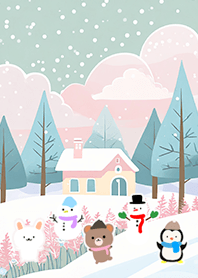 Kawaii scandinavian style(Winter-836)