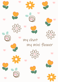 mini orange flowers 5