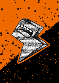 Orange line icon