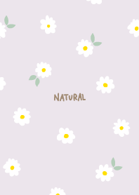 Small white flower pattern leaves23Japan