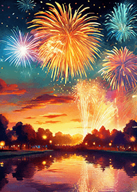 Beautiful Fireworks Theme#2290