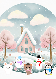 Kawaii scandinavian style(Winter-957)