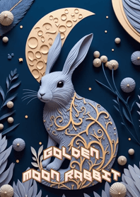 Golden Moon Rabbit