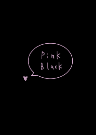 黒とピンクのシンプル