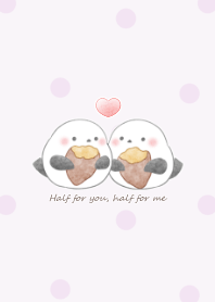 Shimaenaga Couple -purple- dot 2