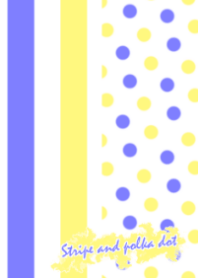 Stripe and polka dot -Cool-