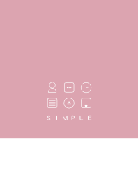 SIMPLE(white pink)V.278b
