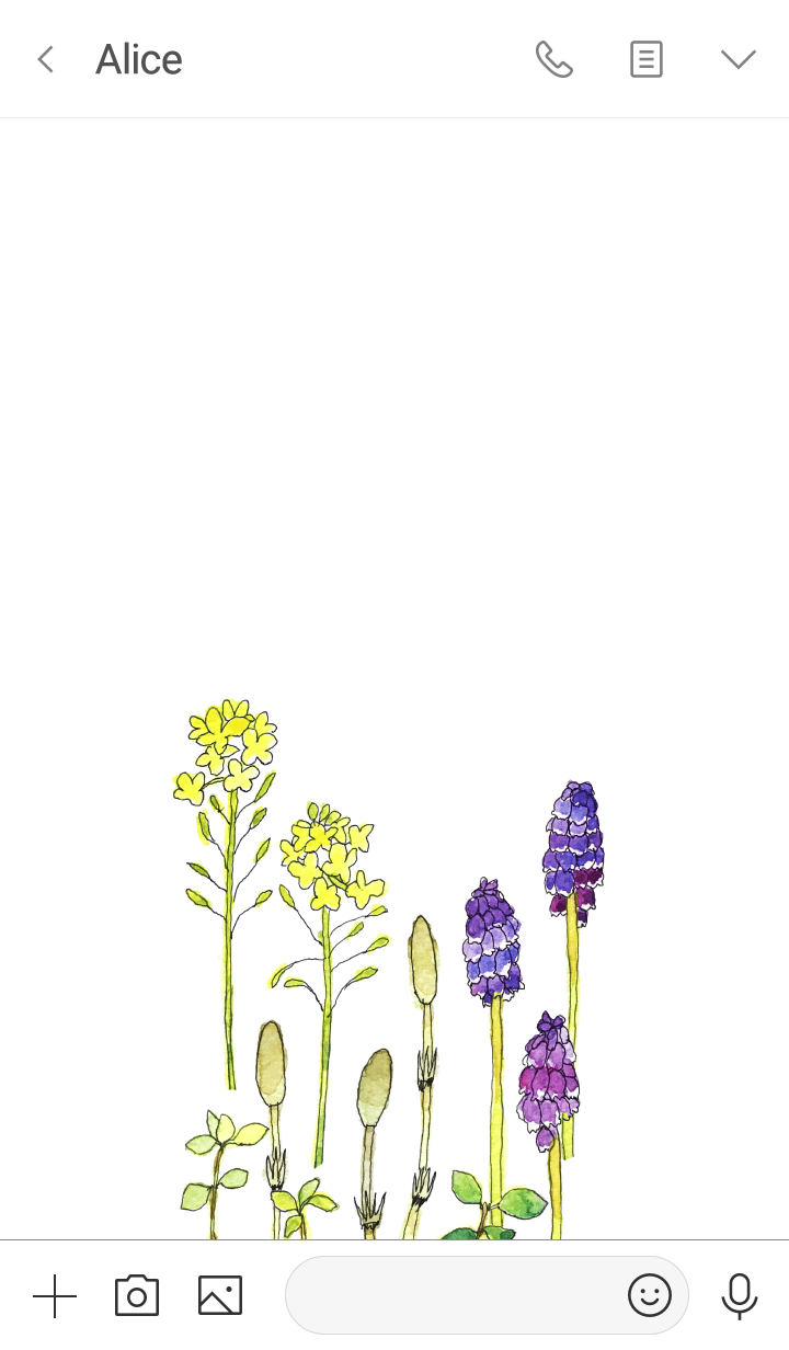Spring roadside flowers. watercolor *