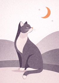 Lavender|Crescent Cat Time#12