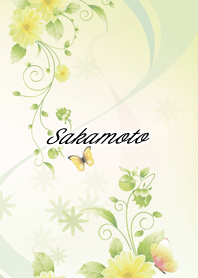 Sakamoto Butterflies & flowers