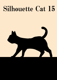 Silhouette cat 15