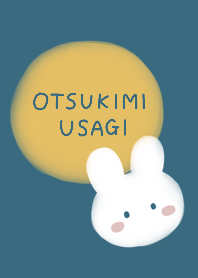 Moon Viewing Rabbit Simple Theme