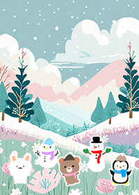 Kawaii scandinavian style(Winter-726)