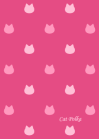 Cat Polka[Pink and Pink]