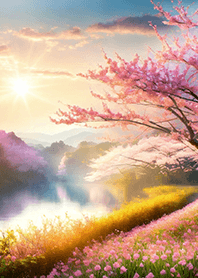 Beautiful real scenery(Spring-578)