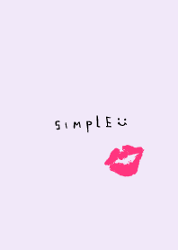 kiss mark smile Purple4