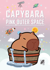 水豚溫泉/浩瀚星空/浪漫漸層/粉色