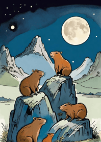 Ukiyo-e - Capybara f3c31E