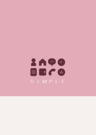 SIMPLE(beige pink)V.328b