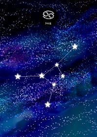 Night sky of Cancer