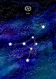 かに座の夜空