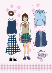 Change of clothes 03 school uniform