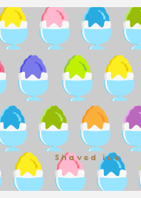 Summer shaved ice03 on white