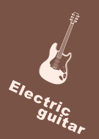 Electric guitar CLR Coffee brown