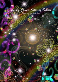 運気上昇 Happy Clover Star of David