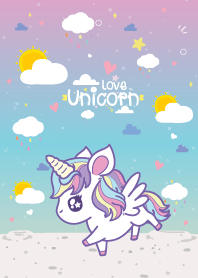 ยูนิคอร์น ก้อนเมฆน่ารัก เลิฟลี่