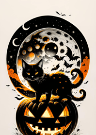 halloween cat FC58Ad