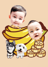 子睿&御哲 香蕉咬一口