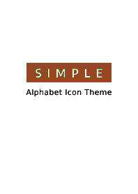 Alphabet Icon Theme 109
