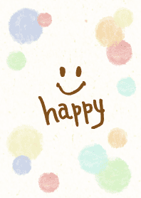 スマイル6 大人水彩水玉17