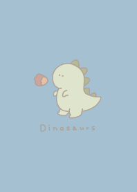 Dinosaur simple  blue