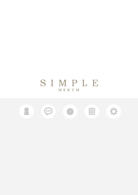 SIMPLE ICON WHITE-MEKYM 31