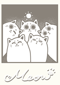 Meow J (monochrome) - beige (Gr07)